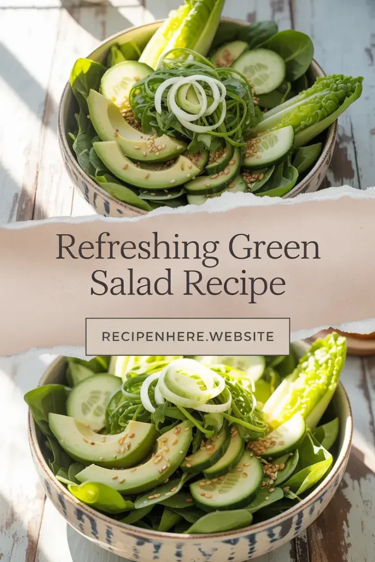 Green Salad – A Fresh, Simple, and Nourishing Delight